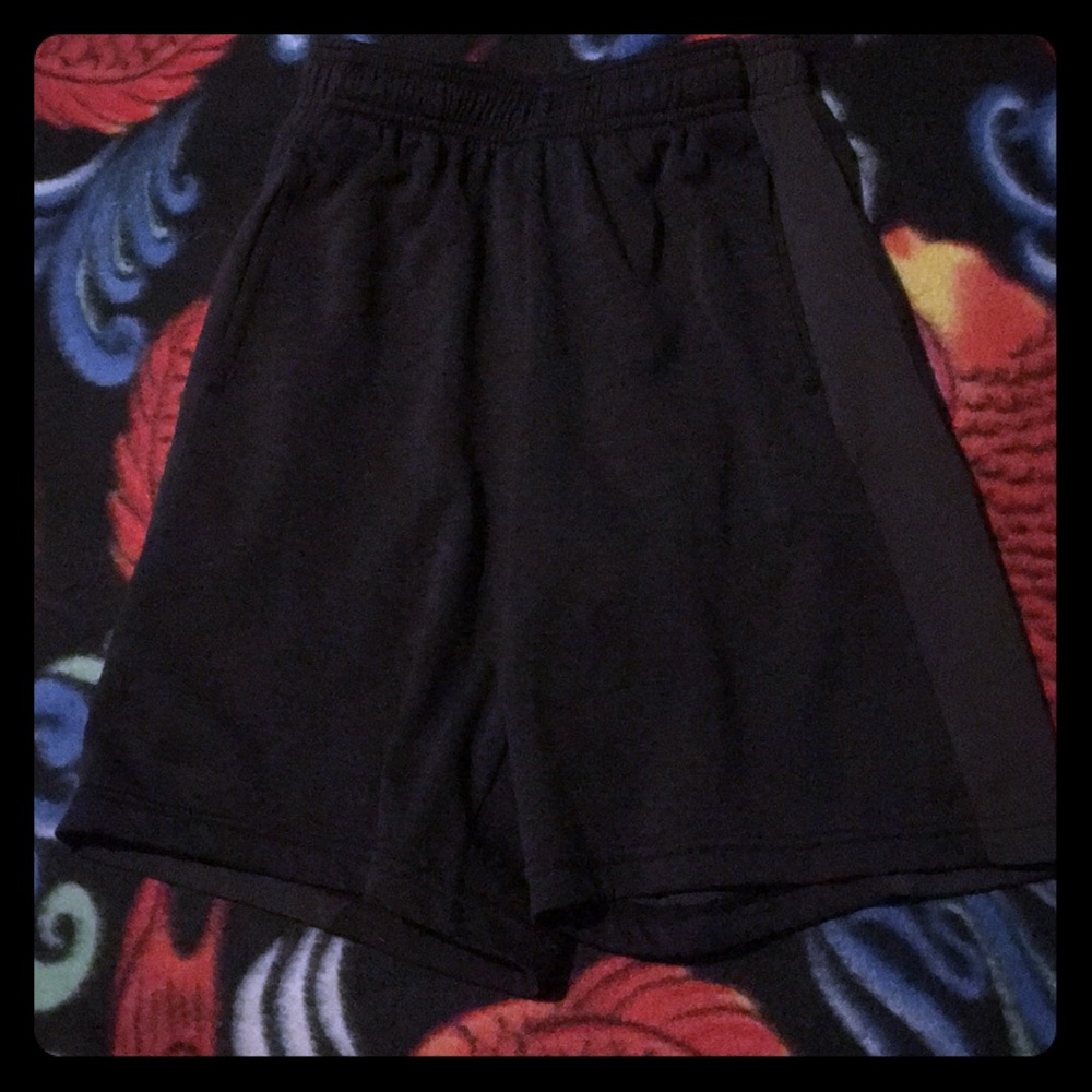 Black shorts for sports